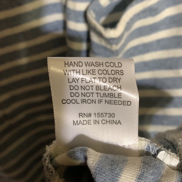 🆕 JANE AND DELANCEY - Blue & White Stripe ,Casual Sleeveless Womans Shirt. (XL) - Picture 9 of 9